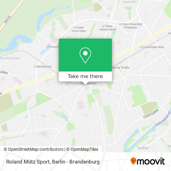 Roland Mütz Sport map