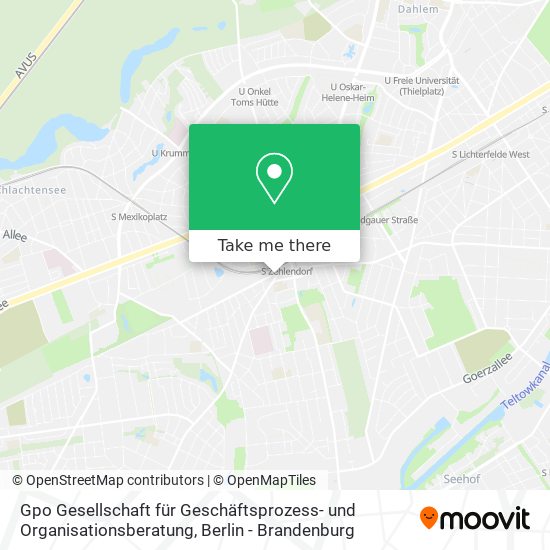 Gpo Gesellschaft für Geschäftsprozess- und Organisationsberatung map