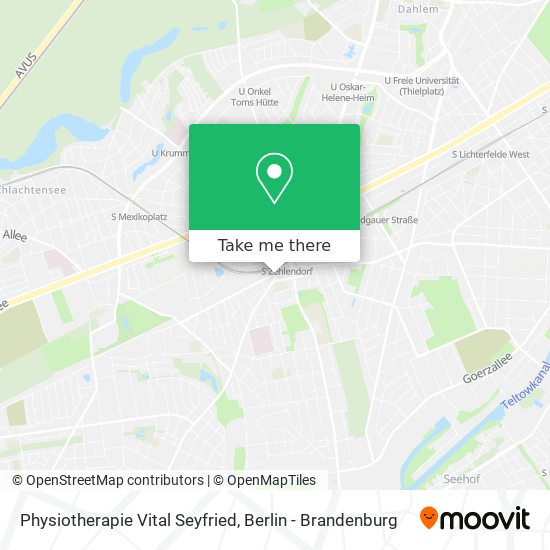 Physiotherapie Vital Seyfried map