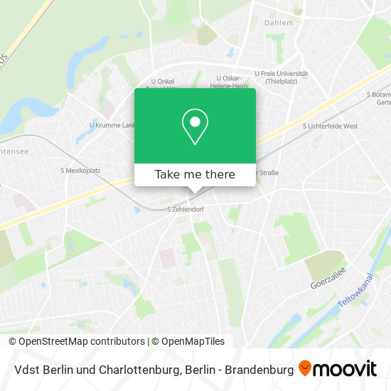 Карта Vdst Berlin und Charlottenburg