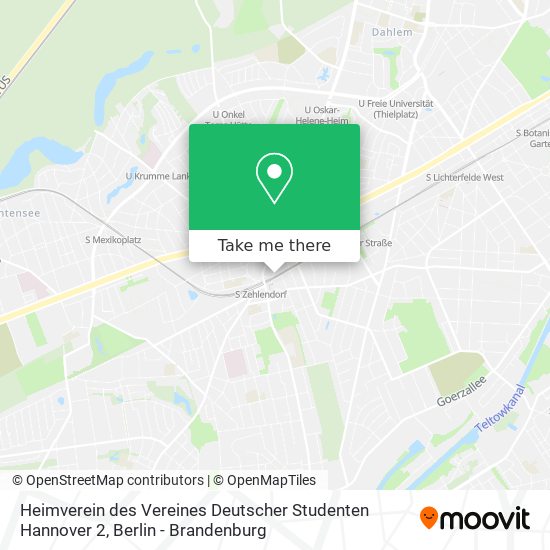 Карта Heimverein des Vereines Deutscher Studenten Hannover 2