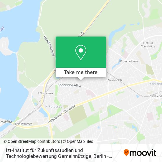 Izt-Institut für Zukunftsstudien und Technologiebewertung Gemeinnützige map