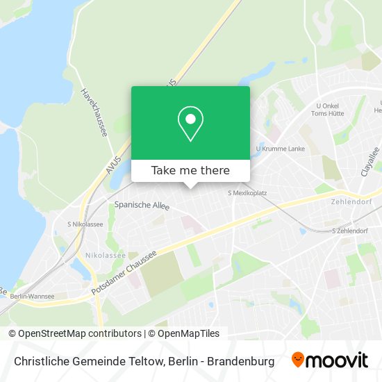 Christliche Gemeinde Teltow map