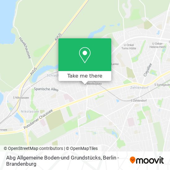 Abg Allgemeine Boden-und Grundstücks map