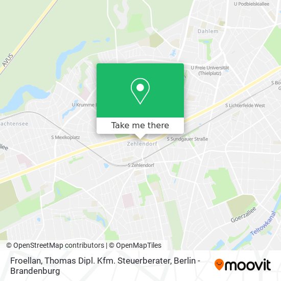 Froellan, Thomas Dipl. Kfm. Steuerberater map