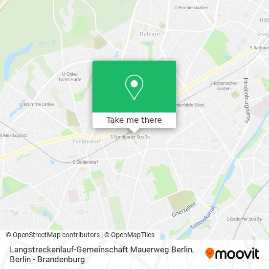 Langstreckenlauf-Gemeinschaft Mauerweg Berlin map