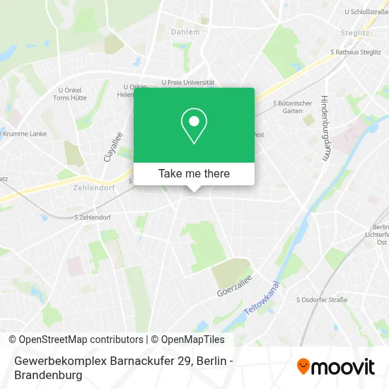 Gewerbekomplex Barnackufer 29 map