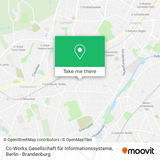 Cc-Works Gesellschaft für Informationssysteme map