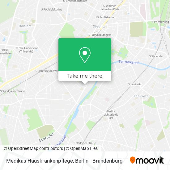 Medikas Hauskrankenpflege map