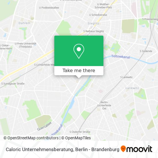 Caloric Unternehmensberatung map