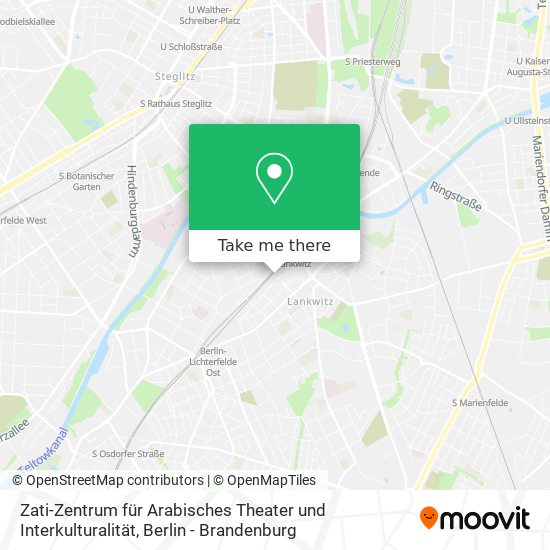 Карта Zati-Zentrum für Arabisches Theater und Interkulturalität