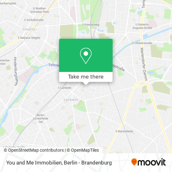 You and Me Immobilien map