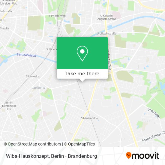 Wiba-Hauskonzept map