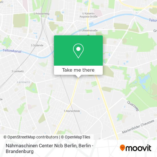 Nähmaschinen Center Ncb Berlin map