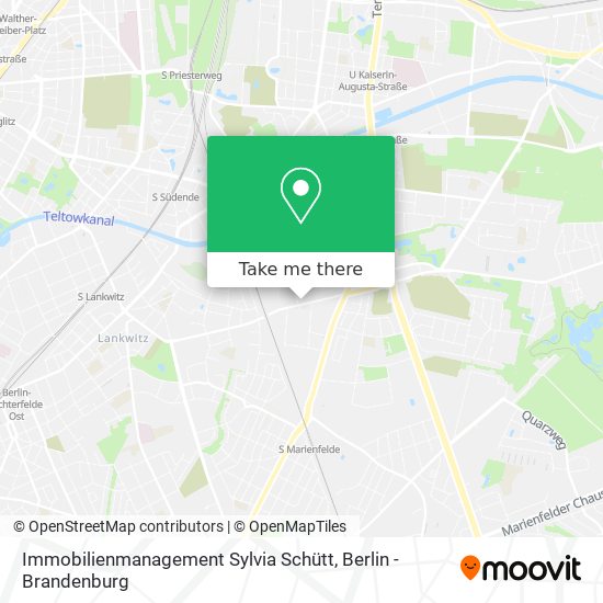 Immobilienmanagement Sylvia Schütt map