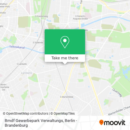 Bmdf Gewerbepark Verwaltungs map