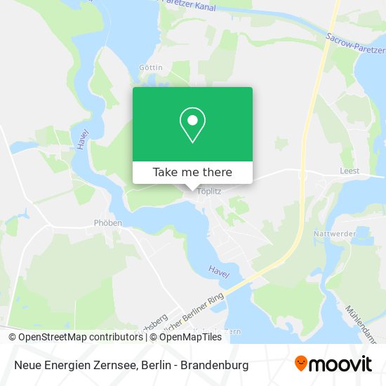 Neue Energien Zernsee map