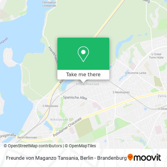 Freunde von Maganzo Tansania map