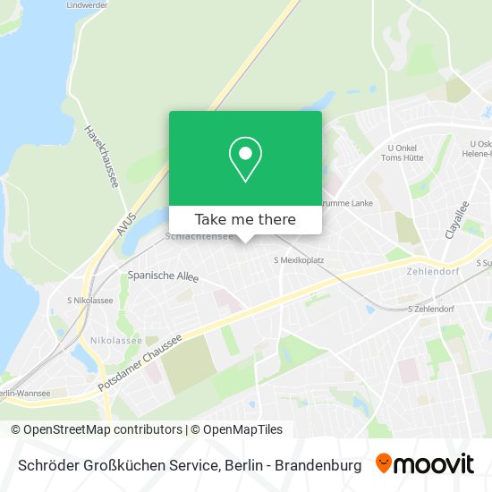Schröder Großküchen Service map