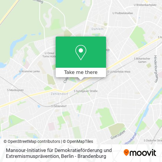 Mansour-Initiative für Demokratieförderung und Extremismusprävention map