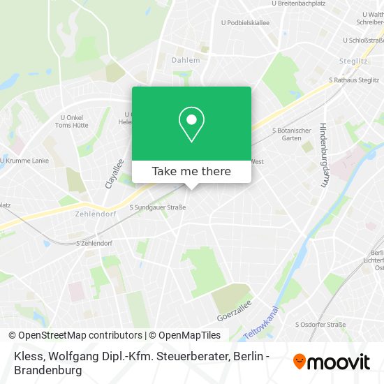 Kless, Wolfgang Dipl.-Kfm. Steuerberater map