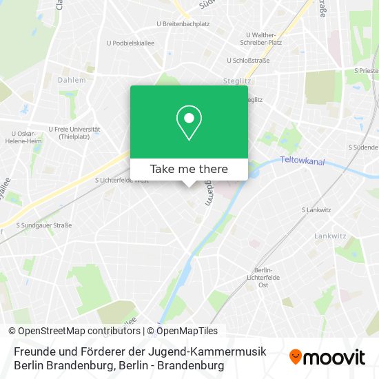 Freunde und Förderer der Jugend-Kammermusik Berlin Brandenburg map