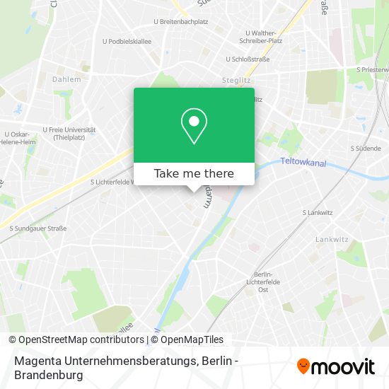 Карта Magenta Unternehmensberatungs