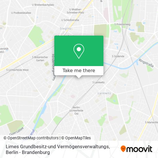 Limes Grundbesitz-und Vermögensverwaltungs map