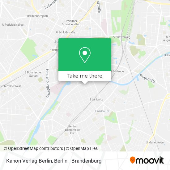 Kanon Verlag Berlin map