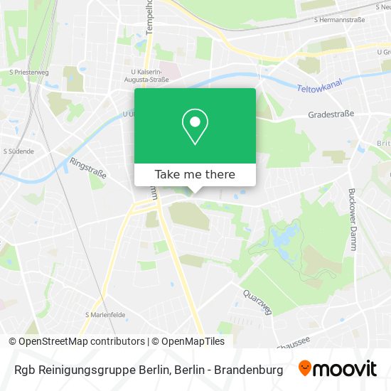 Карта Rgb Reinigungsgruppe Berlin