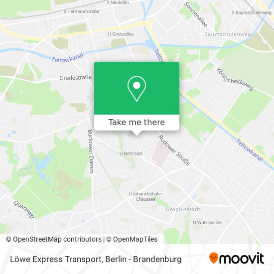 Löwe Express Transport map