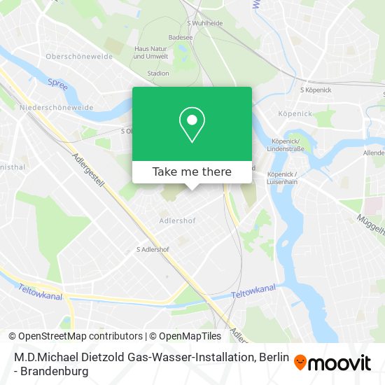 Карта M.D.Michael Dietzold Gas-Wasser-Installation
