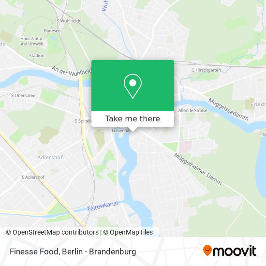 Finesse Food map