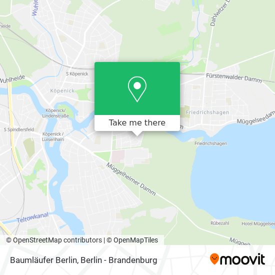 Карта Baumläufer Berlin