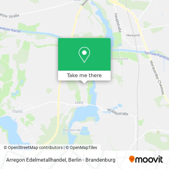 Arregon Edelmetallhandel map