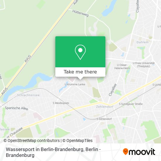 Карта Wassersport in Berlin-Brandenburg