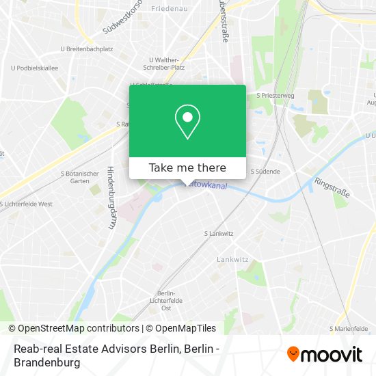 Reab-real Estate Advisors Berlin map