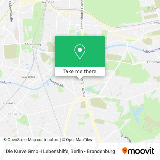 Die Kurve GmbH Lebenshilfe map