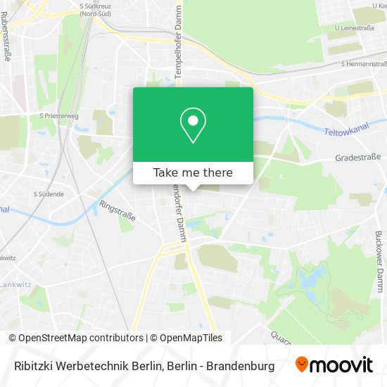 Ribitzki Werbetechnik Berlin map