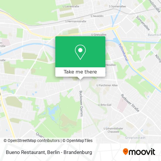 Bueno Restaurant map