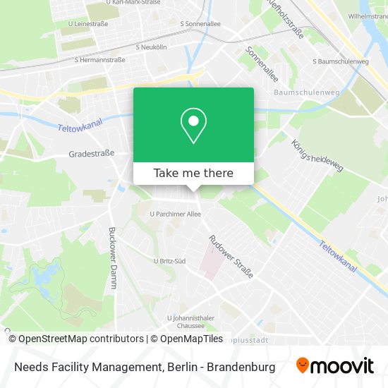 Needs Facility Management map