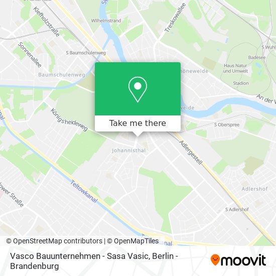 Карта Vasco Bauunternehmen - Sasa Vasic