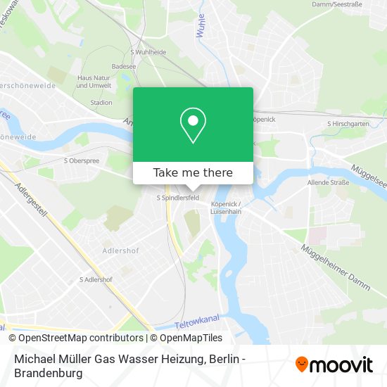 Карта Michael Müller Gas Wasser Heizung