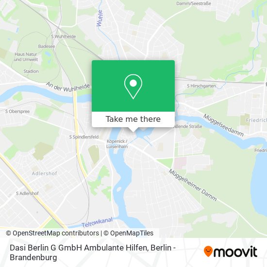 Dasi Berlin G GmbH Ambulante Hilfen map