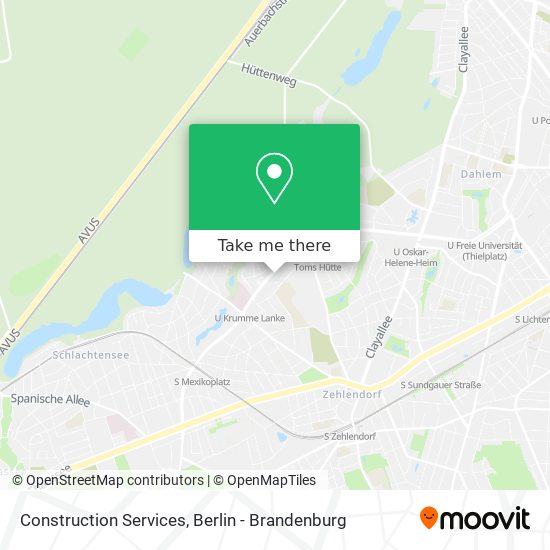 Construction Services map