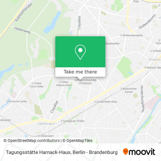 Tagungsstätte Harnack-Haus map