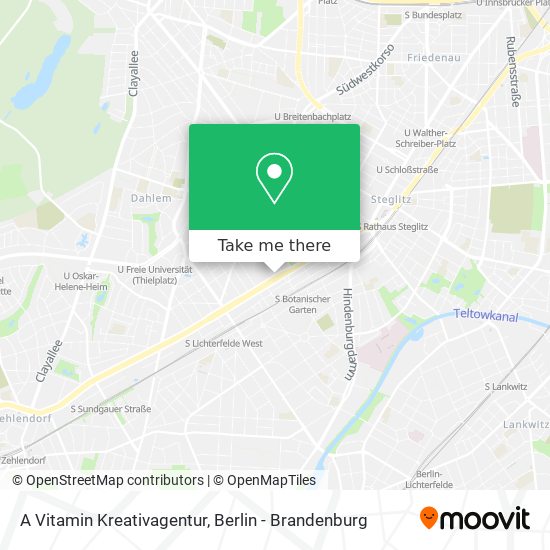 A Vitamin Kreativagentur map