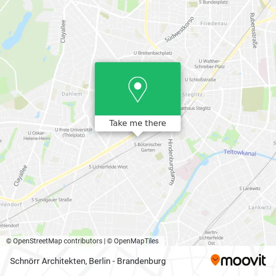 Schnörr Architekten map