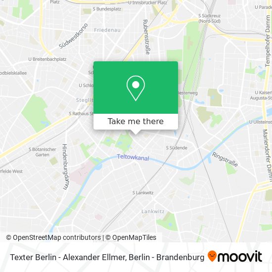 Texter Berlin - Alexander Ellmer map