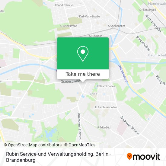 Rubin Service-und Verwaltungsholding map